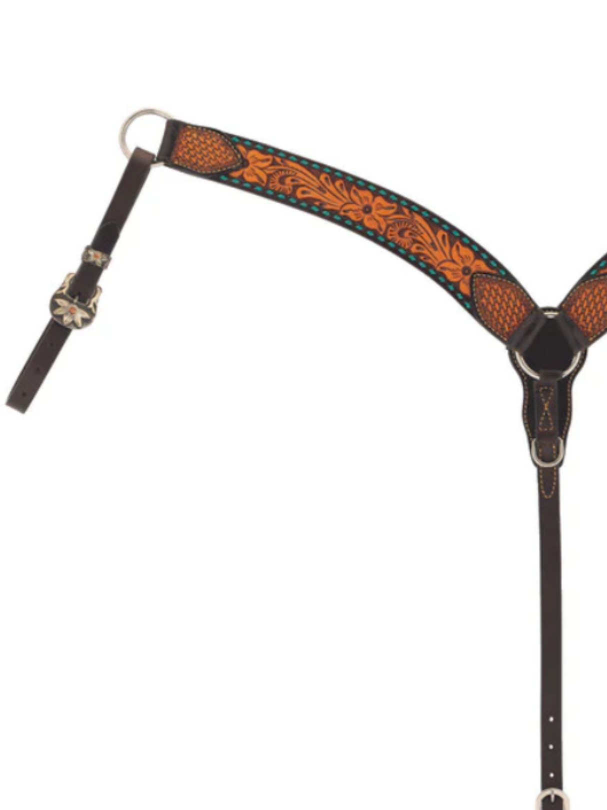 Western Floral 2-tone bricole