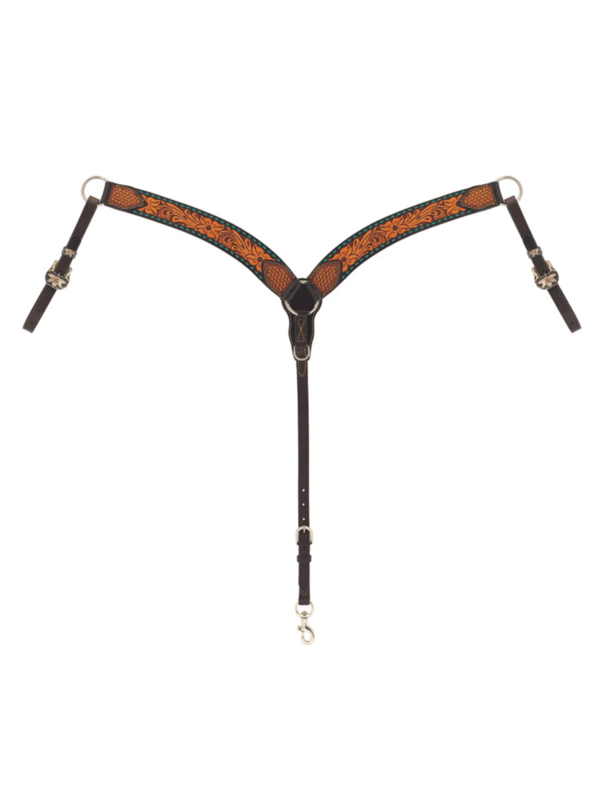 Western Floral 2-tone bricole