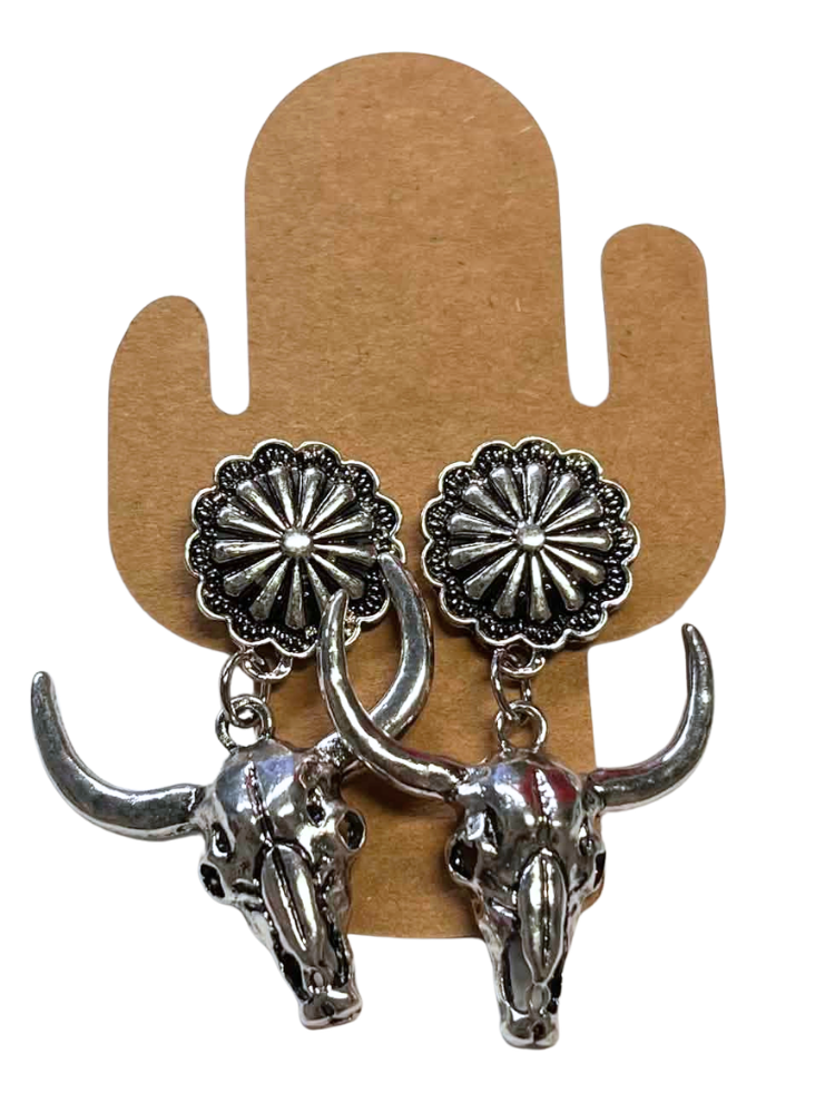 Boucles D'oreilles pendantes Longhorn