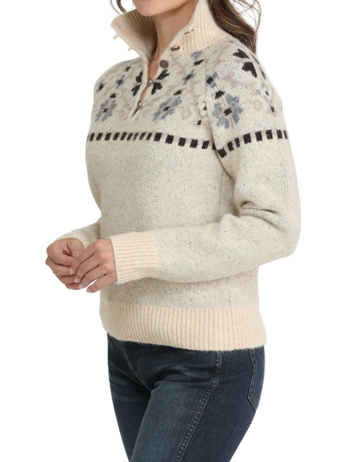 Pull en Laine crème - femme