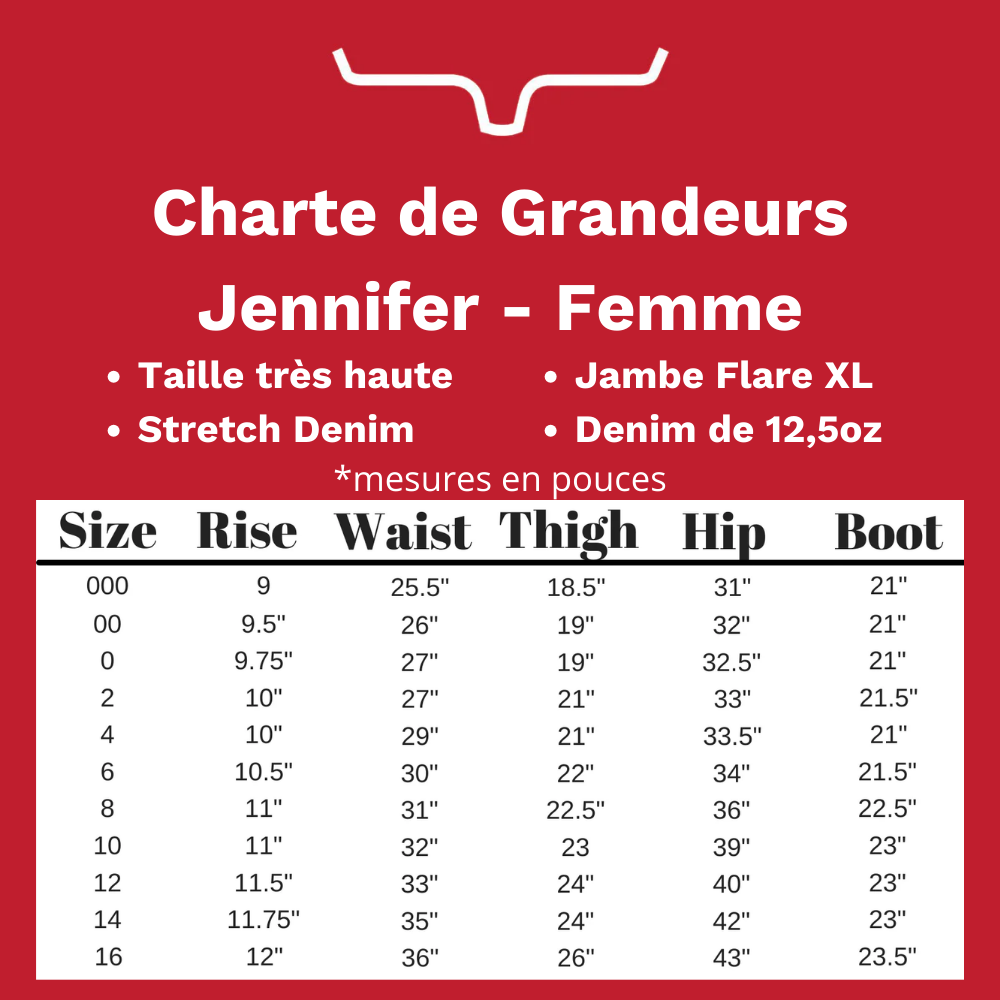 Jeans Jennifer Flare Light Wash - Femme