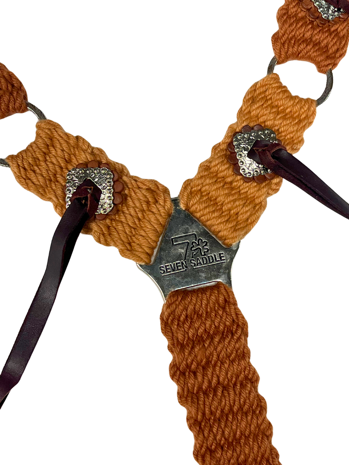 Bricole Western en Mohair et conchos