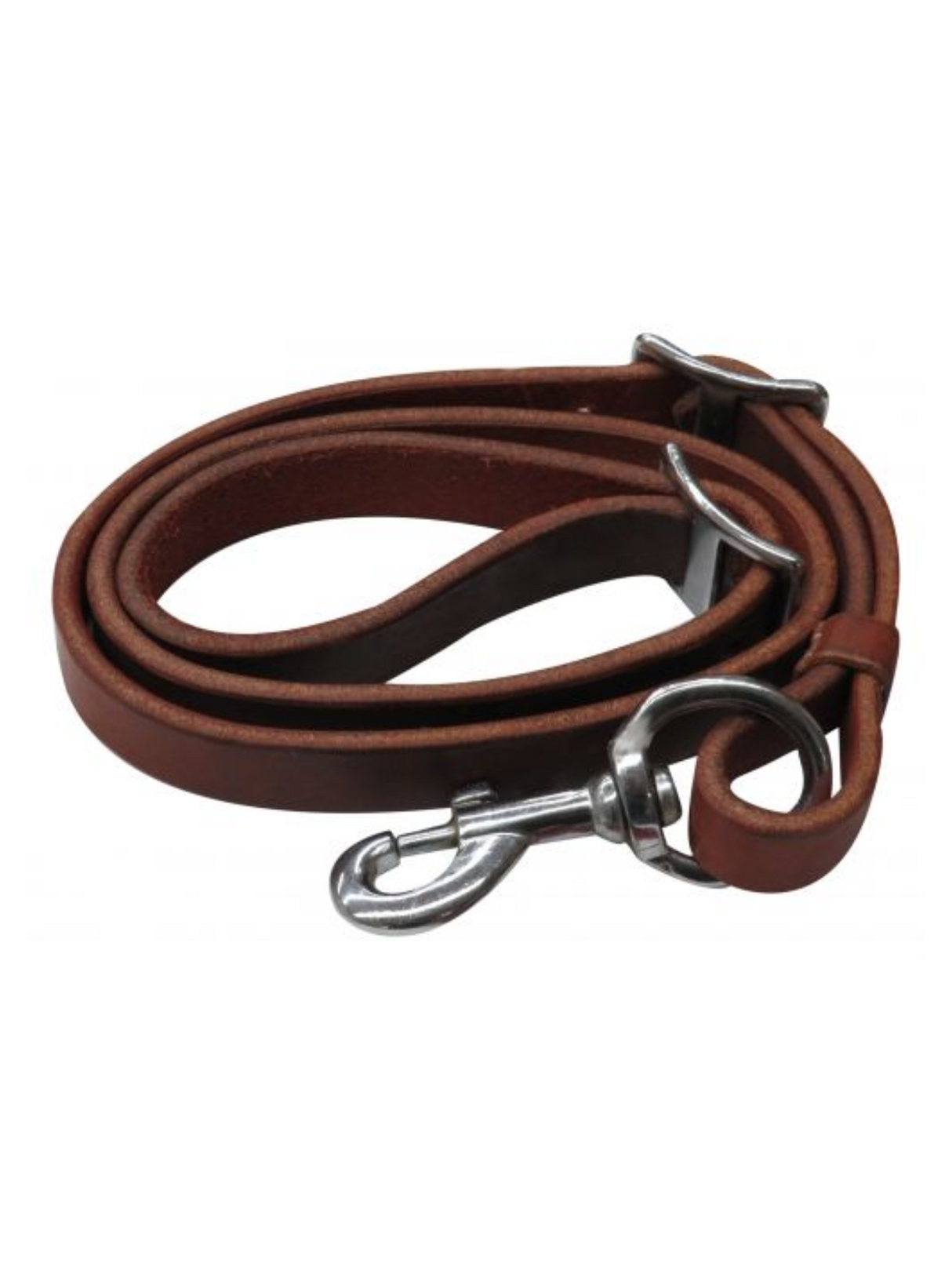 Tie down en cuir huilé Showman 3/4" x 40"