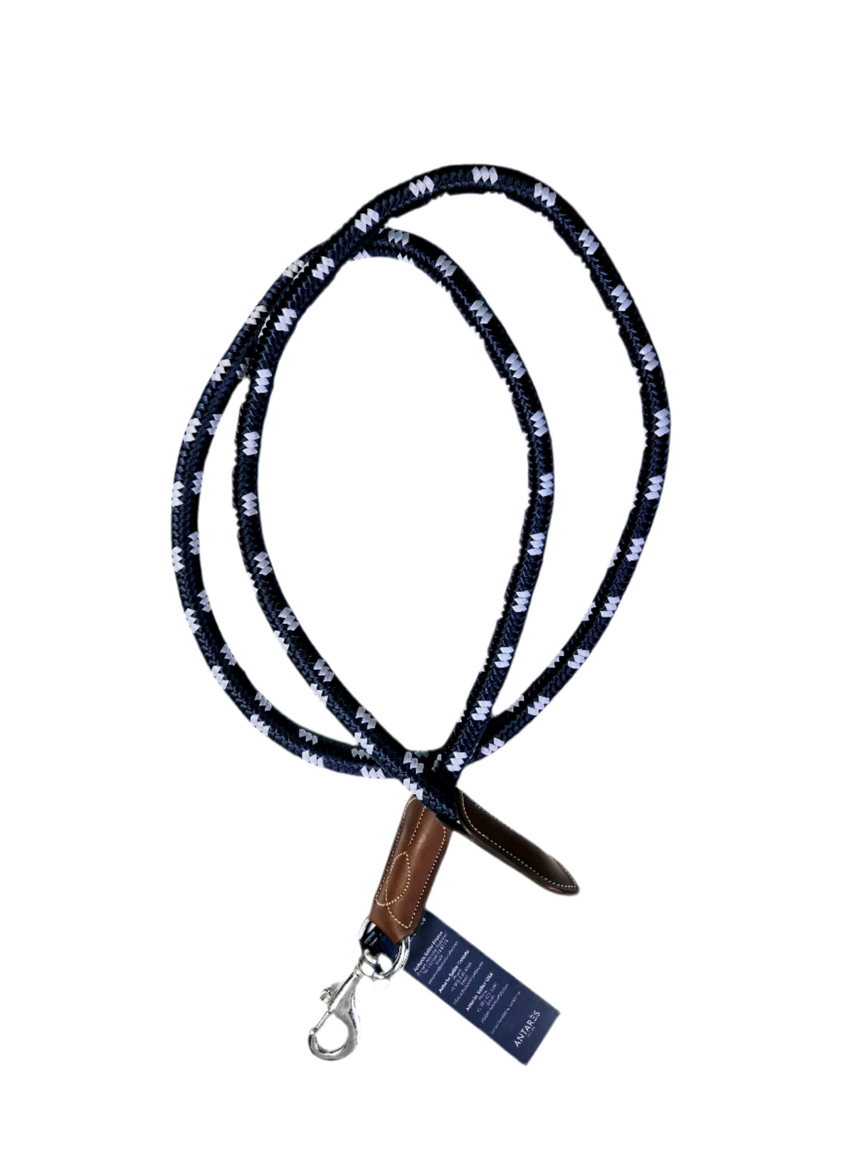 Laisse avec embouts en cuir