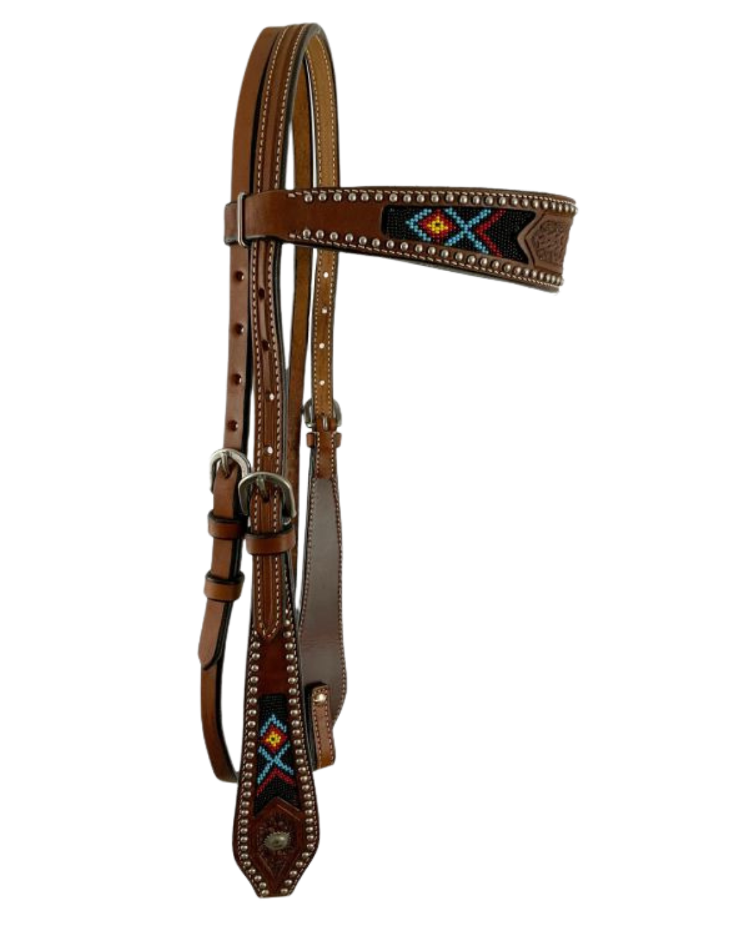 Bride western à frontal Beaded