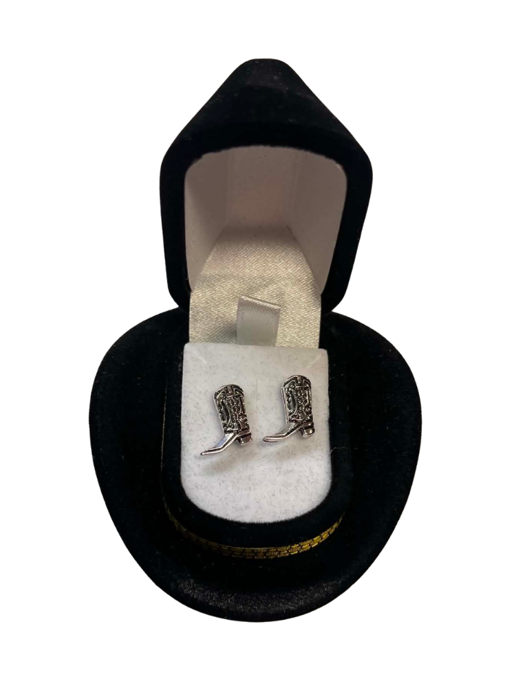 Earrings in a hat