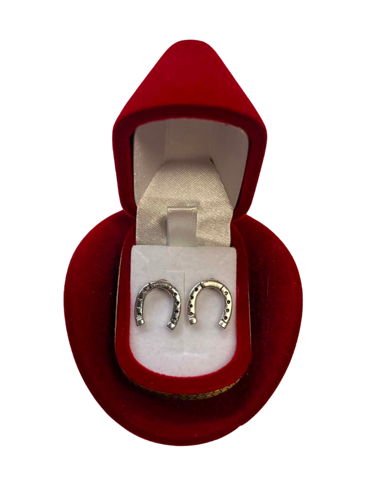 Earrings in a hat