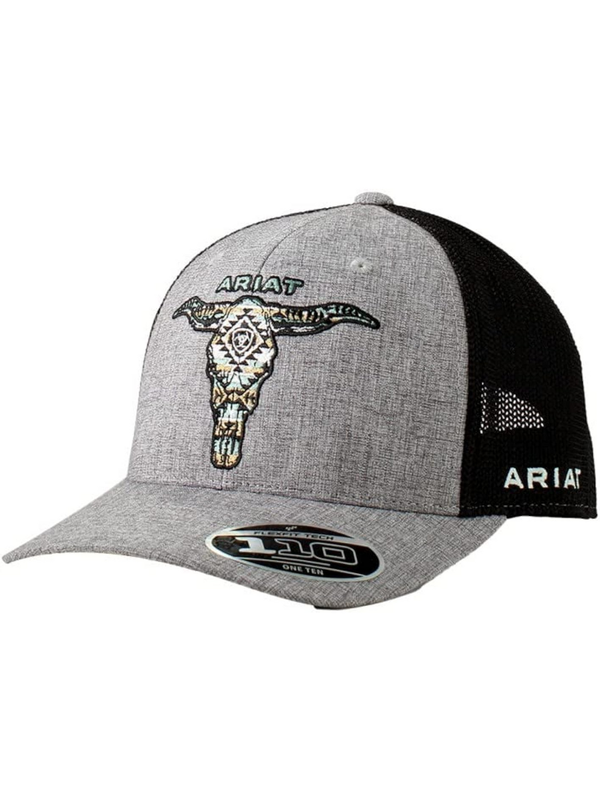 Casquette Flexfit 110 Snapback Longhorn Grise