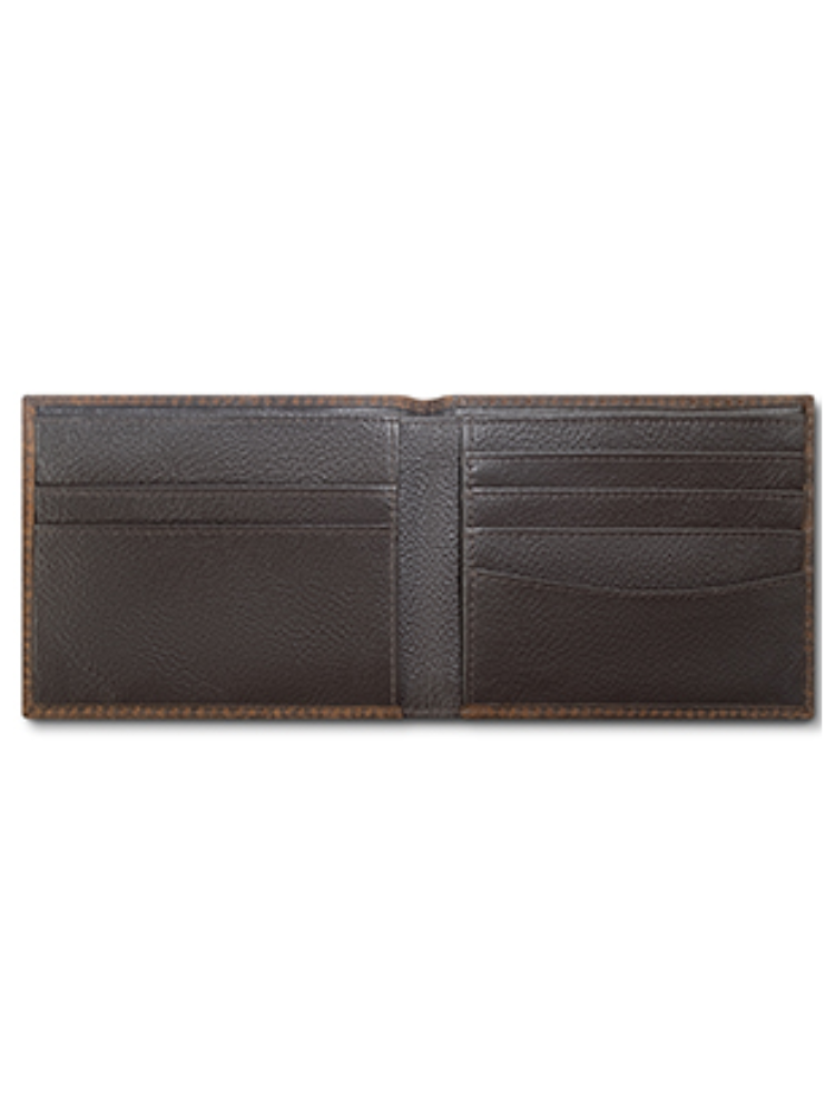 Portefeuille Bifold Shield Logo Ariat en cuir