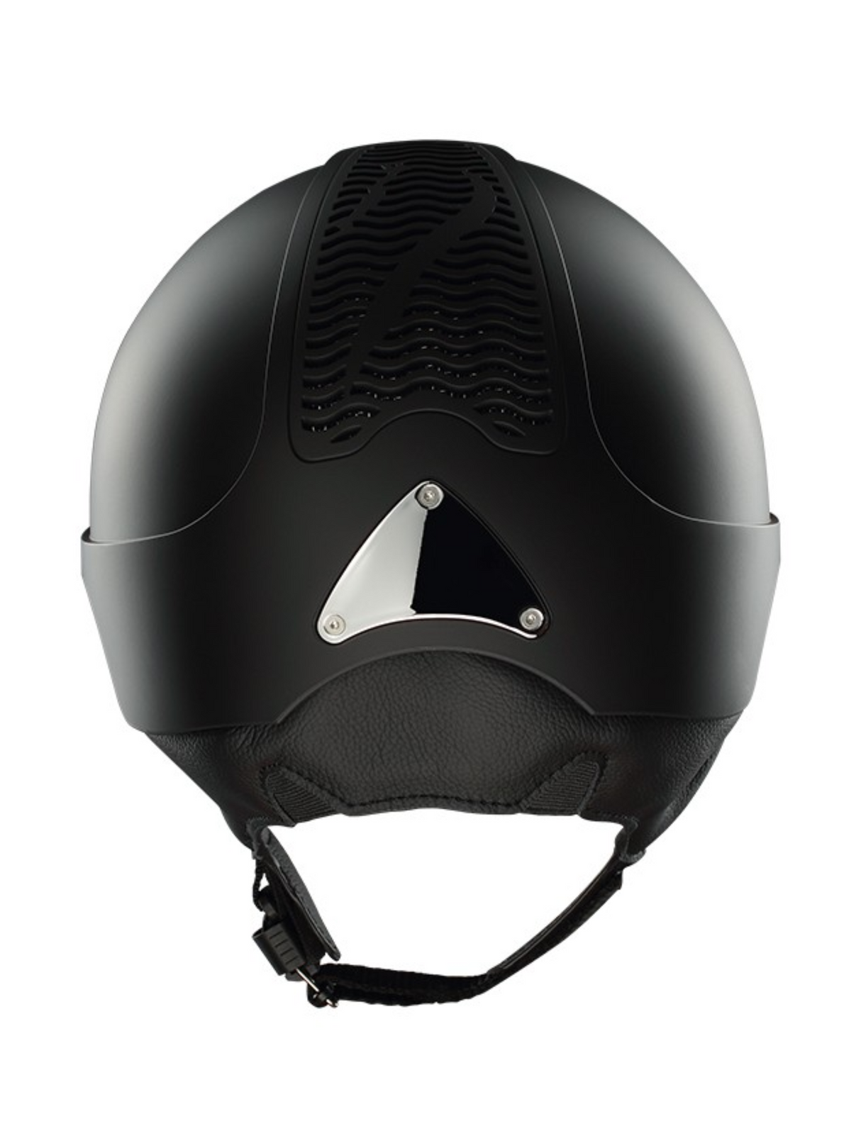 Precision Bomb Galaxy Standard Visor Matte Black Black Leather and stitching