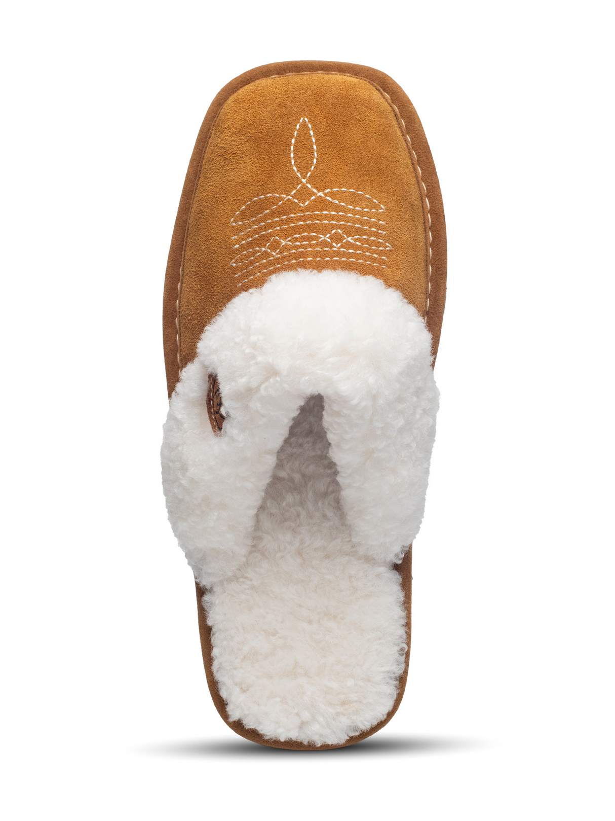 Pantoufles Jackie Square Toe Chestnut - Femme