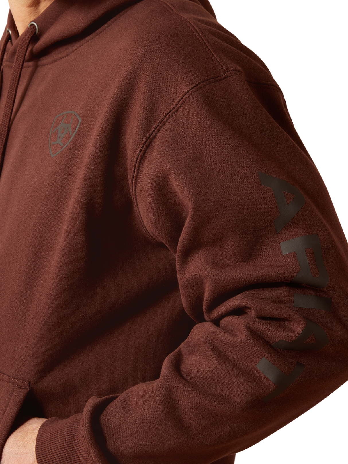 Chandail à capuchon Logo Deep Mahogany - Homme