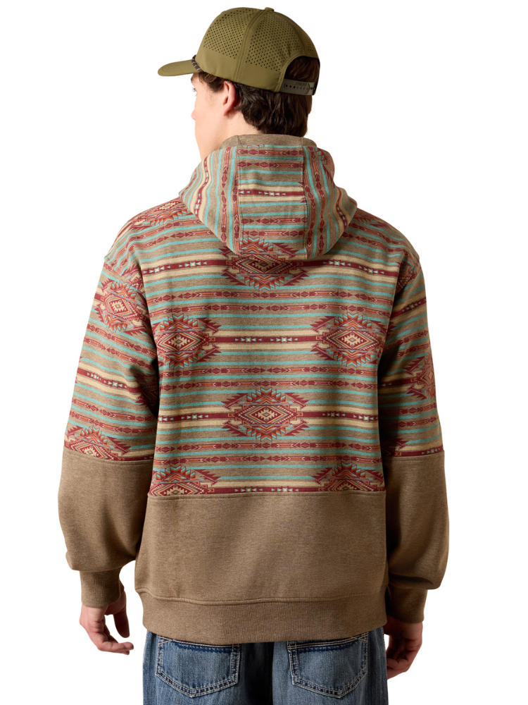 Chandail à capuchon Color Block Brindle Southwest - Homme