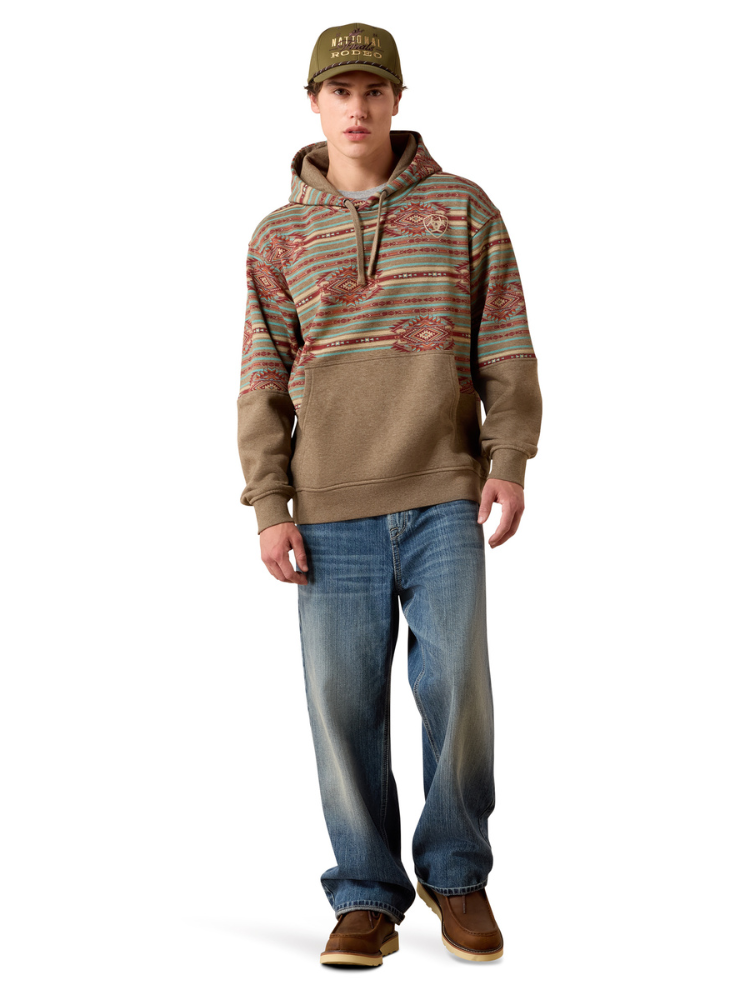 Chandail à capuchon Color Block Brindle Southwest - Homme