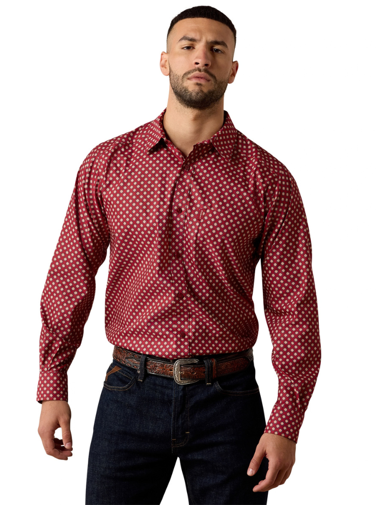 Chemise Western Everything Classic Fit Biking Red Geo Print - Homme