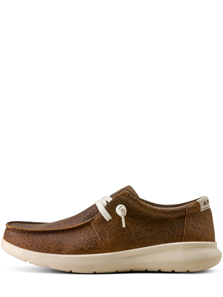 Soulier Hilo Warm Brown Elephant Print - Homme