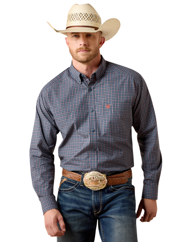 Chemise Pro Series Nick Key Largo Blue Plaid - Homme