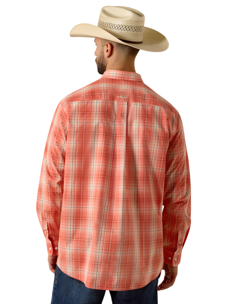 Chemise Pro Series Noble Hot Coral Plaid - Homme