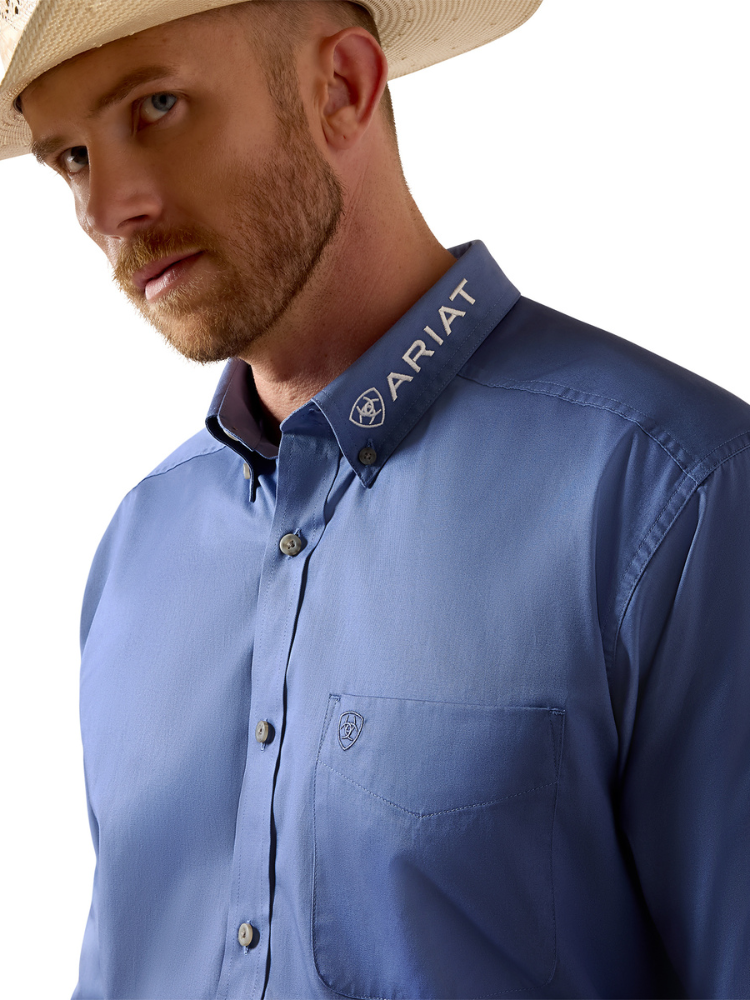 Chemise Western Team Logo Lightweight Twill Classic Colonial - Homme