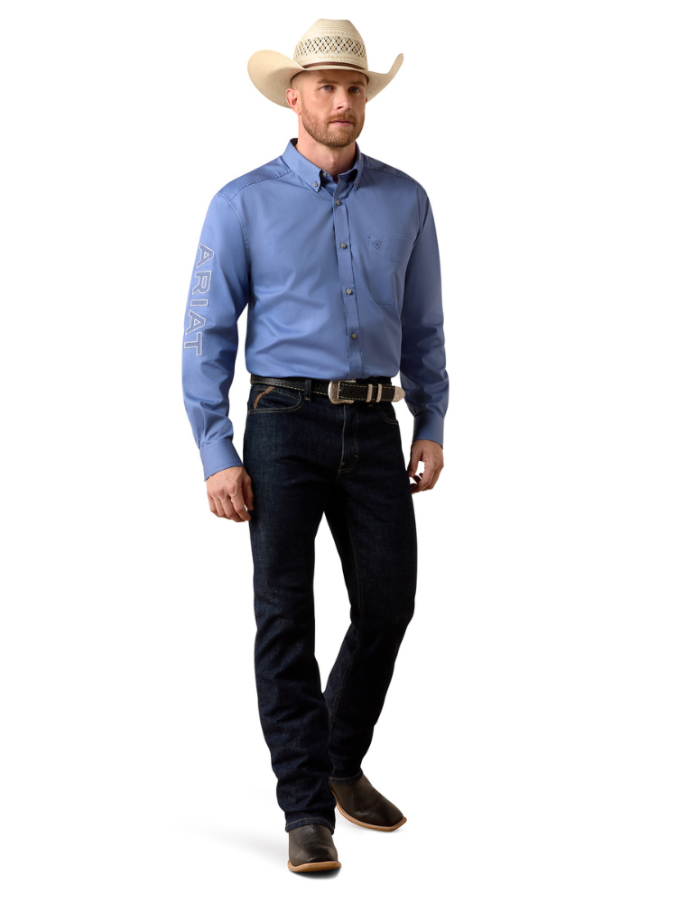 Chemise Western Team Logo Lightweight Twill Classic Colonial - Homme