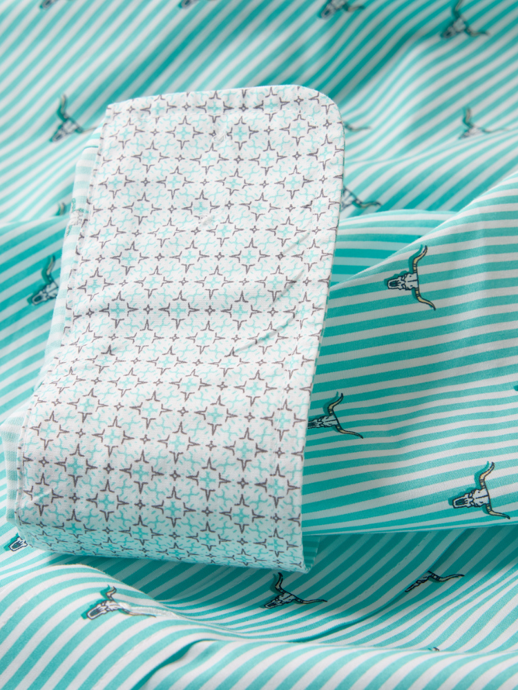 Chemise Wrinkle Free Wilkes Blue Turquoise Steer - Homme