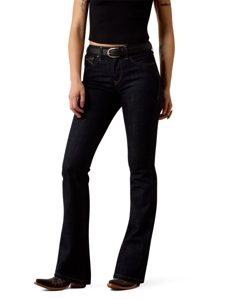 Jeans Western High Rise Quinn Boot Cut Rinse - Femme