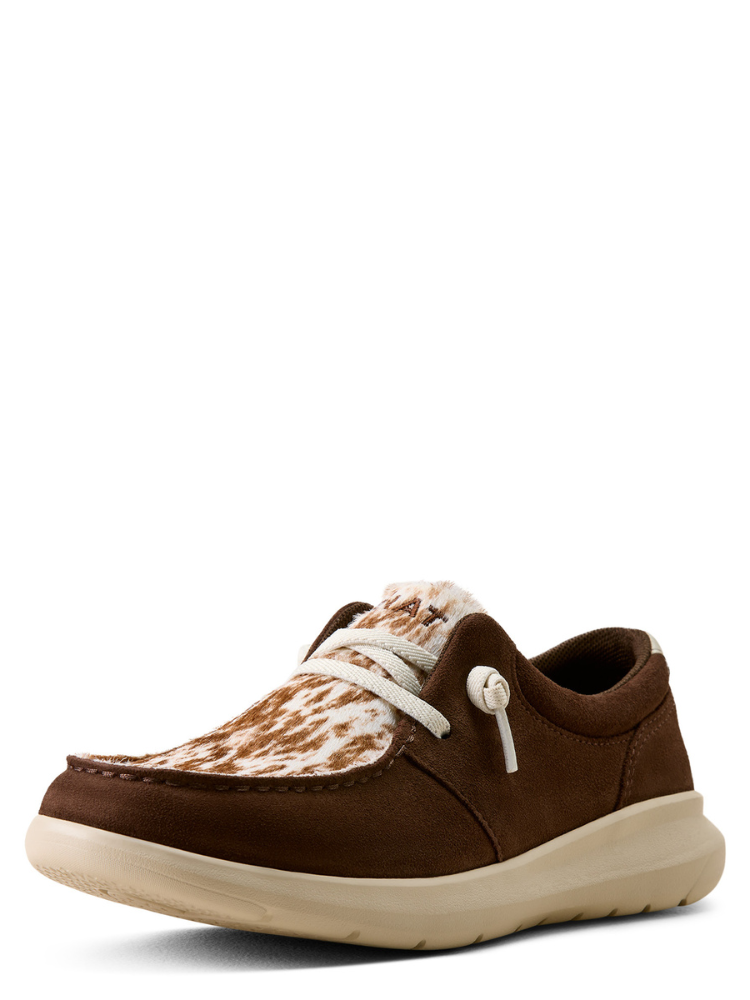 Soulier Hilo Coffee Bean Suede - Femme