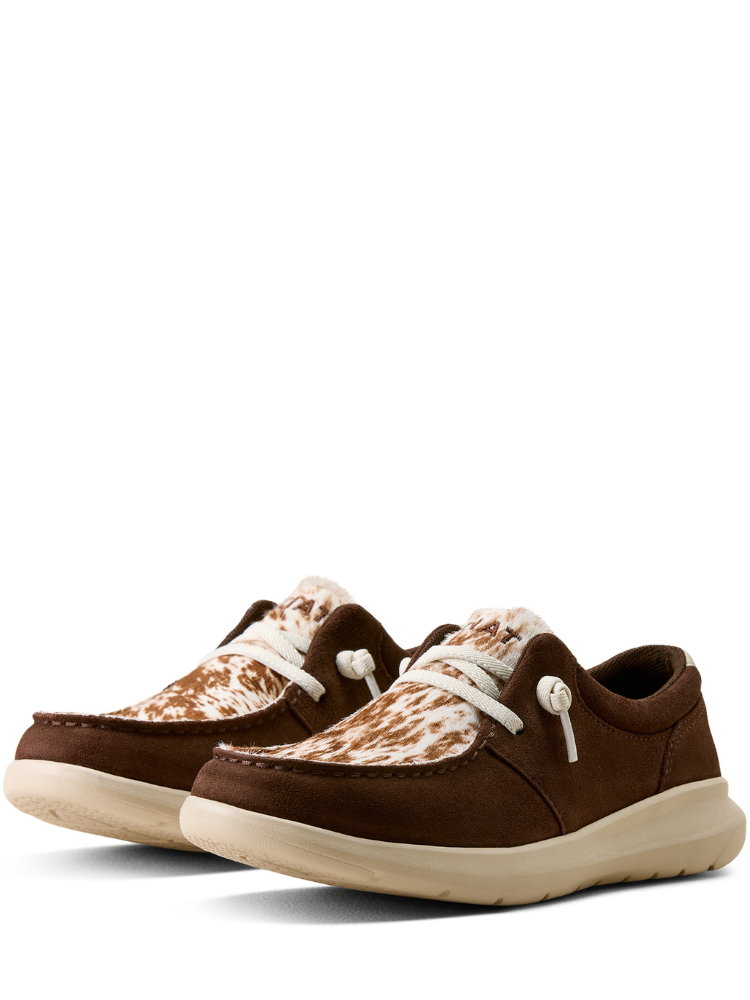 Soulier Hilo Coffee Bean Suede - Femme