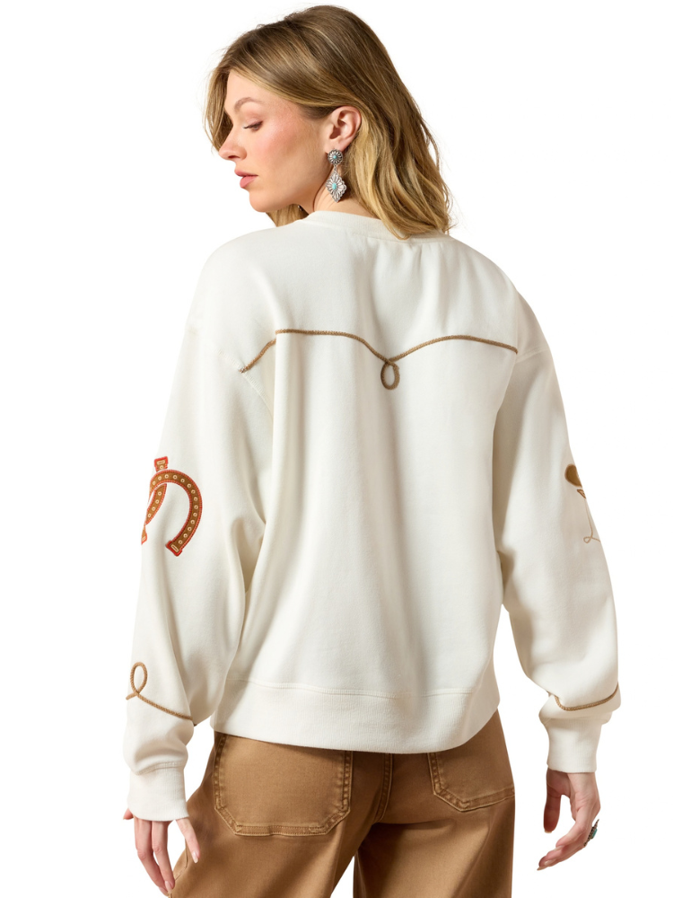 Chandail Sweatshirt Kansas Coconut Milk - Femme