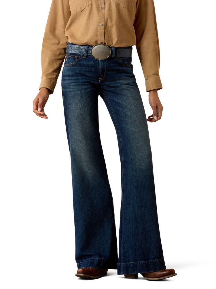 Jeans Western Perfect Rise Petra Flipside Wide Leg - Femme