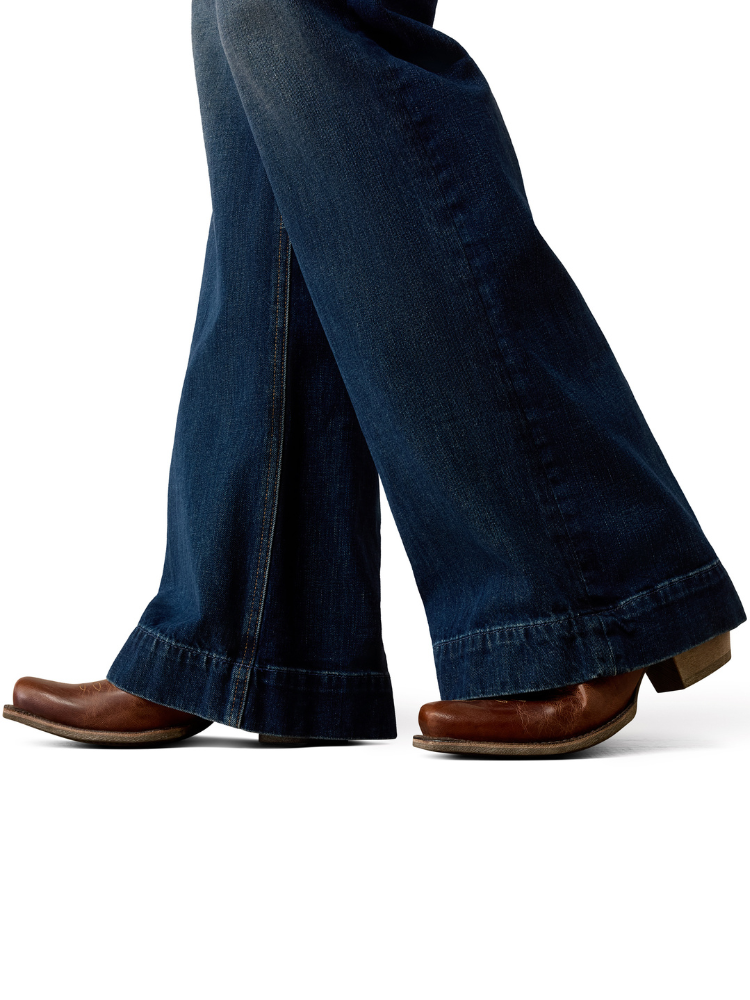 Jeans Western Perfect Rise Petra Flipside Wide Leg - Femme