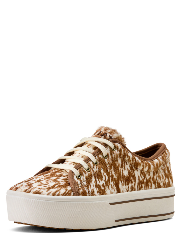 Soulier Skylar à plateforme Speckled Cow Print - Femme