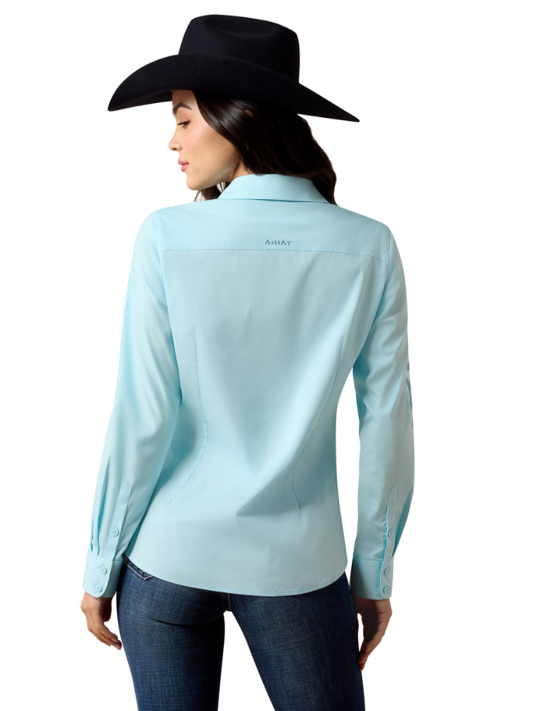 Chemise Ariat Team Kirby Aquaesque - Femme