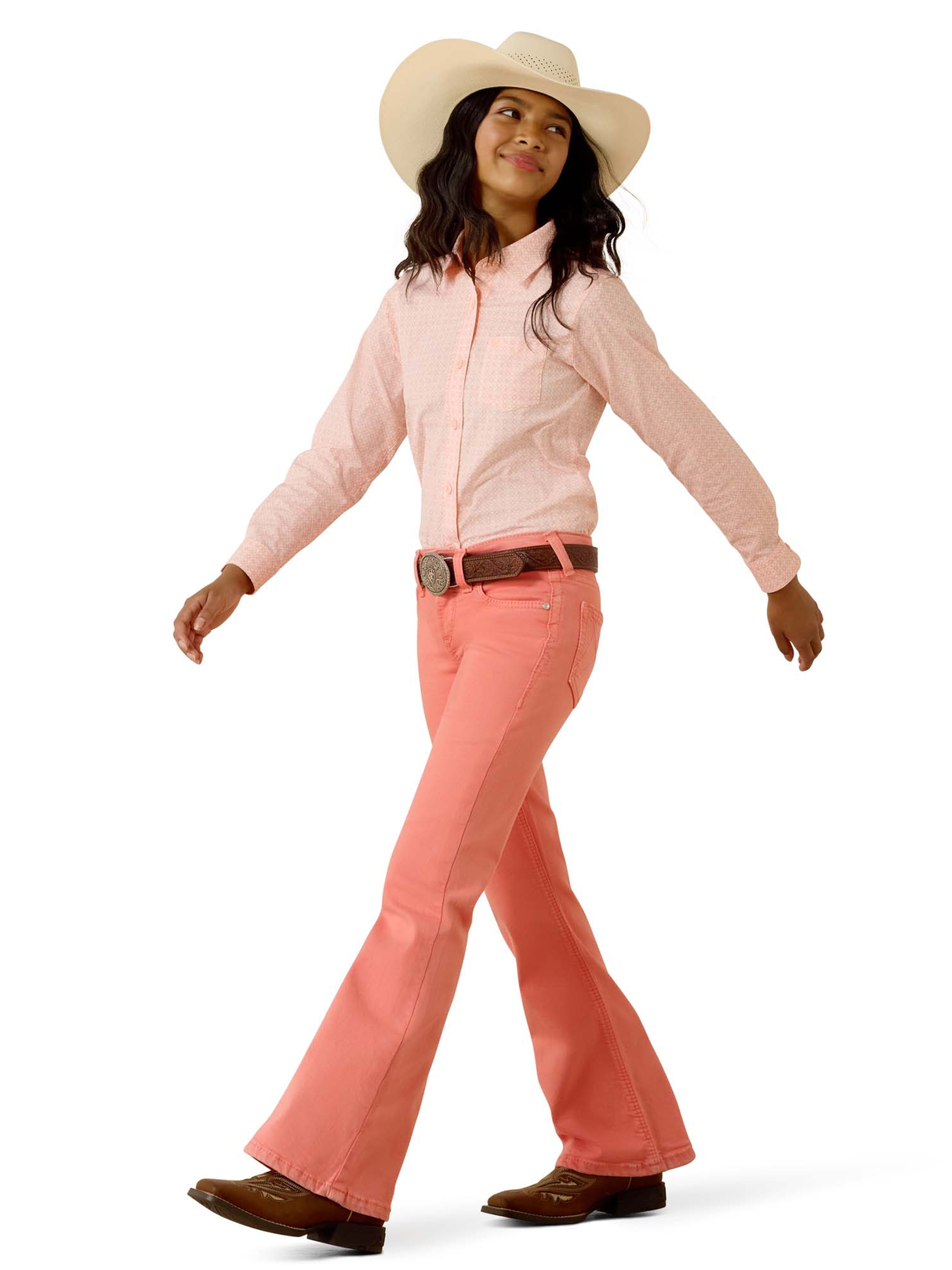 Chemise Kirby Tropical Peach Geo - Fille