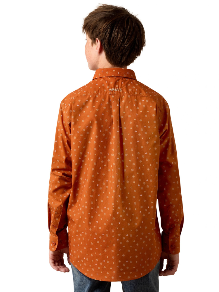 Chemise Western Ludwig Classic Fit Bombay Brown - Garçon