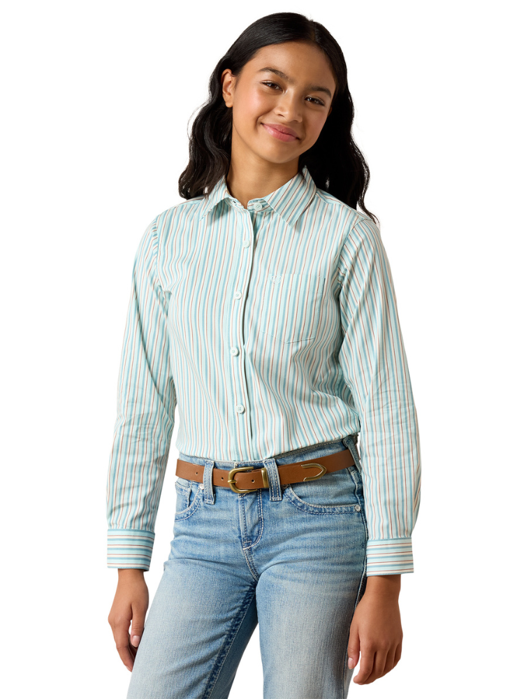 Chemise Team Kirby Aquaesque - Fille