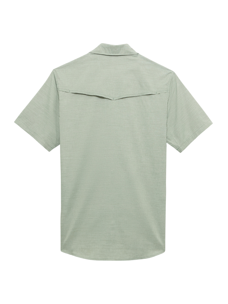 Chemise Western à manches courtes Drover Utility Iceberg Green - Homme