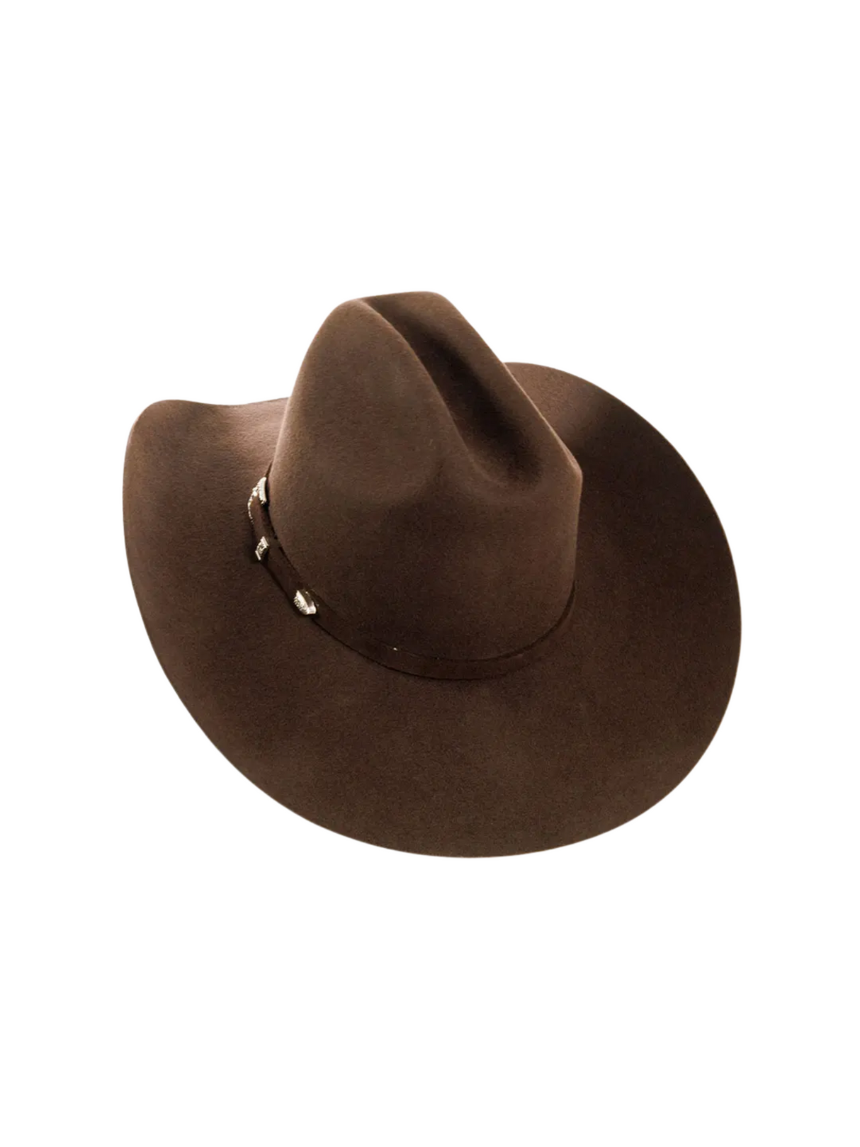 Chapeau Western Cattleman en feutre 3X Chocolat - Adulte