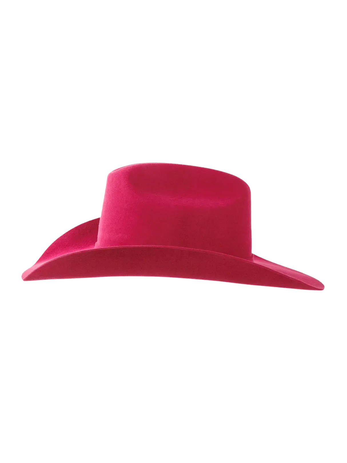 Chapeau Western Cattleman en feutre 3X Fuchsia - Adulte