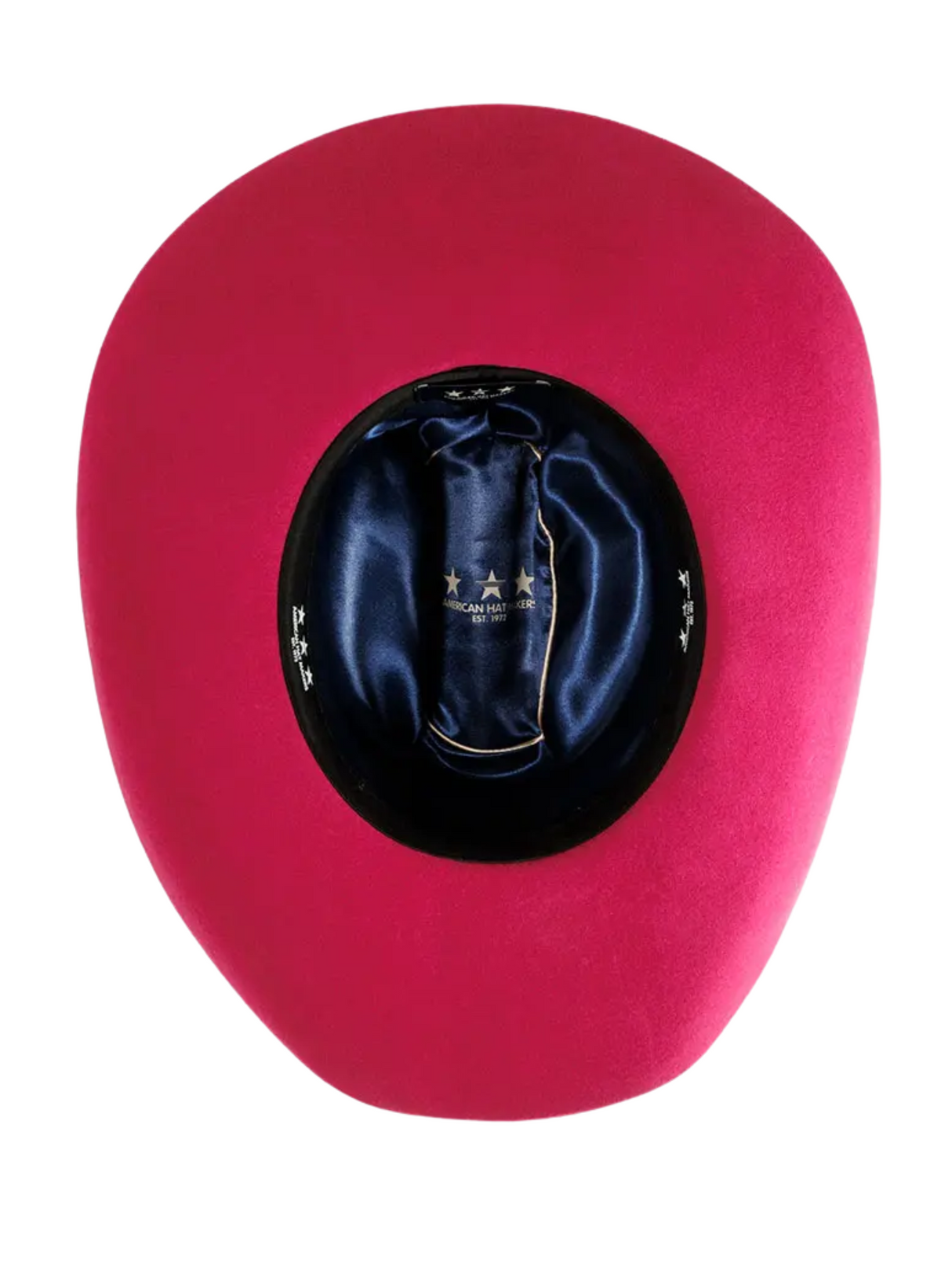 Chapeau Western Cattleman en feutre 3X Fuchsia - Adulte