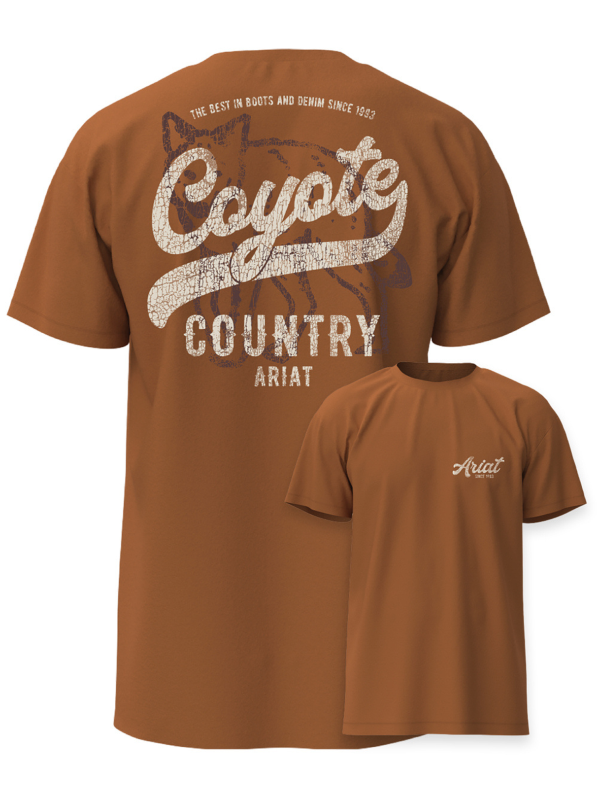T-shirt Coyote Country - Homme