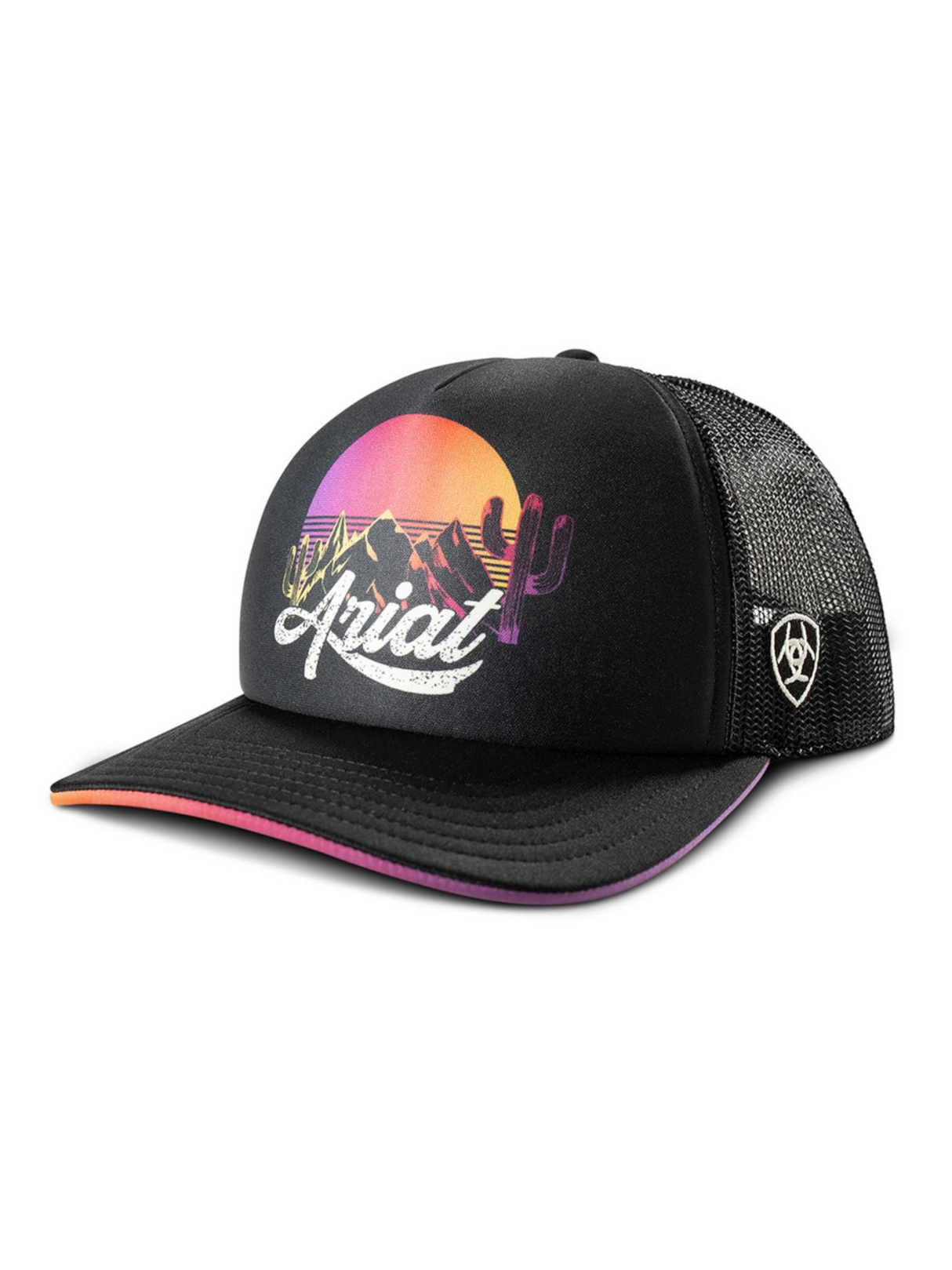 Casquette Foam Sunset Desert Print Noire