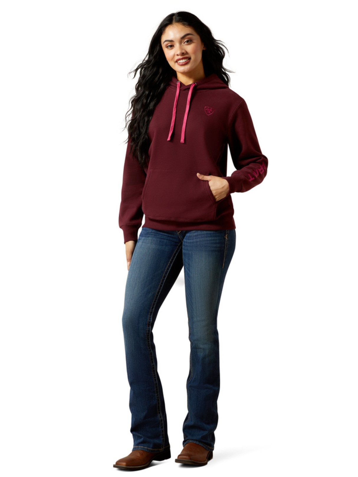 Hoodie Logo 2.0 Port Royale - Femme