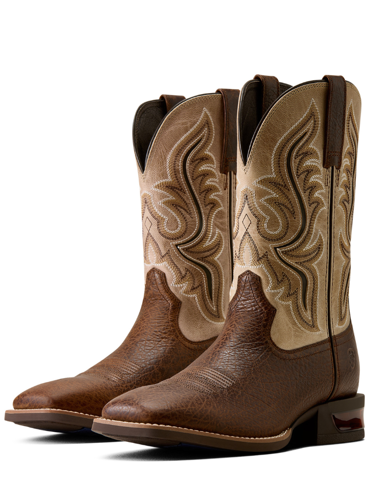Bottes Western Conquer Wide Square Toe Amber Toffee - Homme