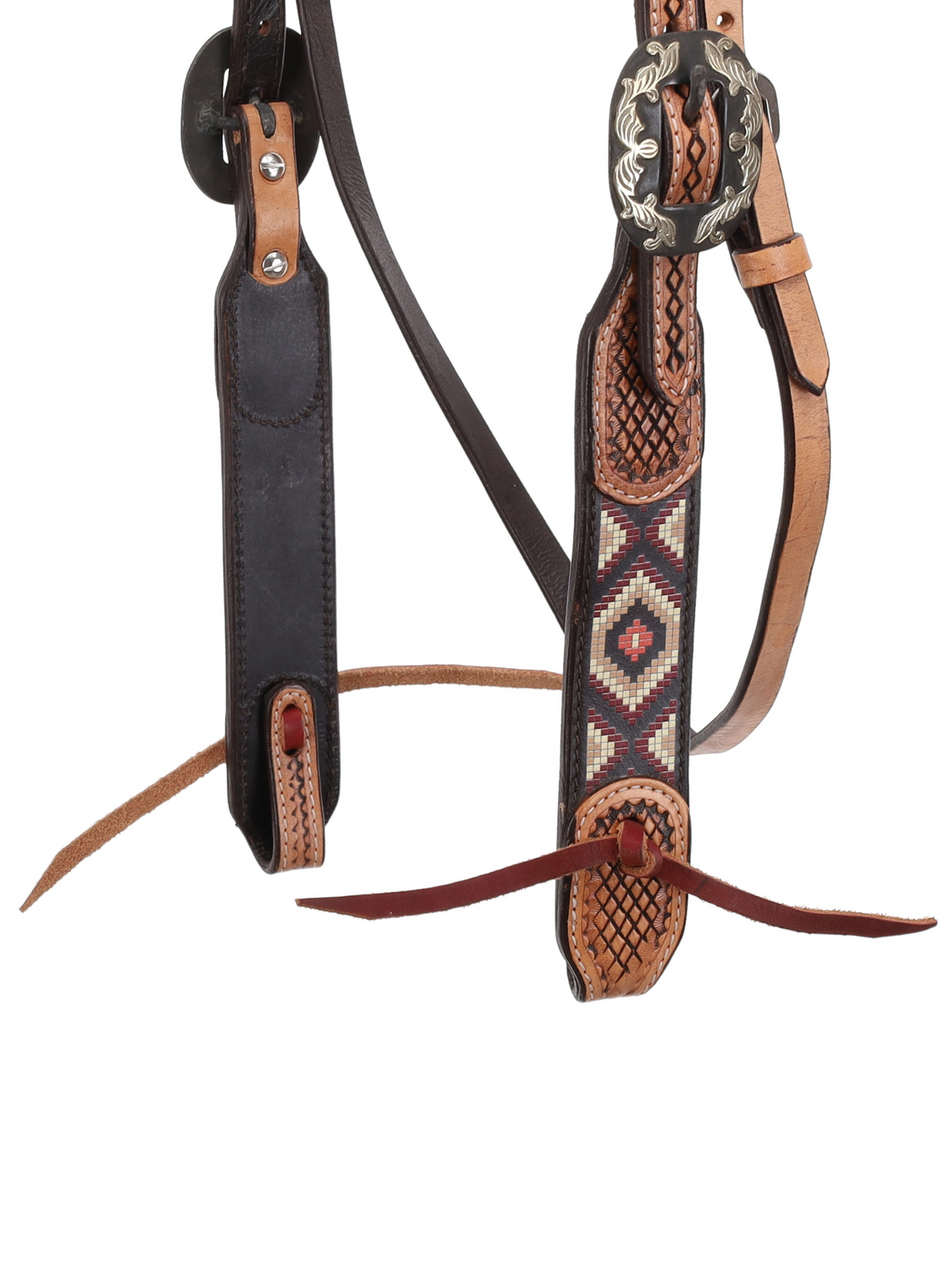 Bride western à frontal Aztec Loom