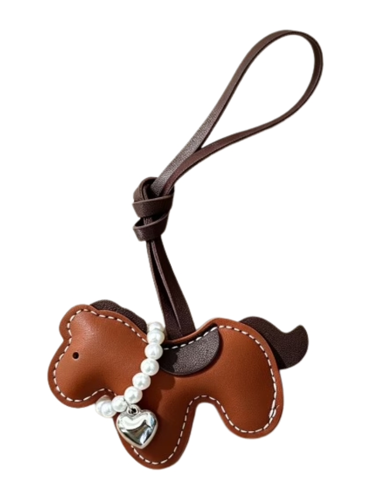 Charm de sac à main cheval similicuir