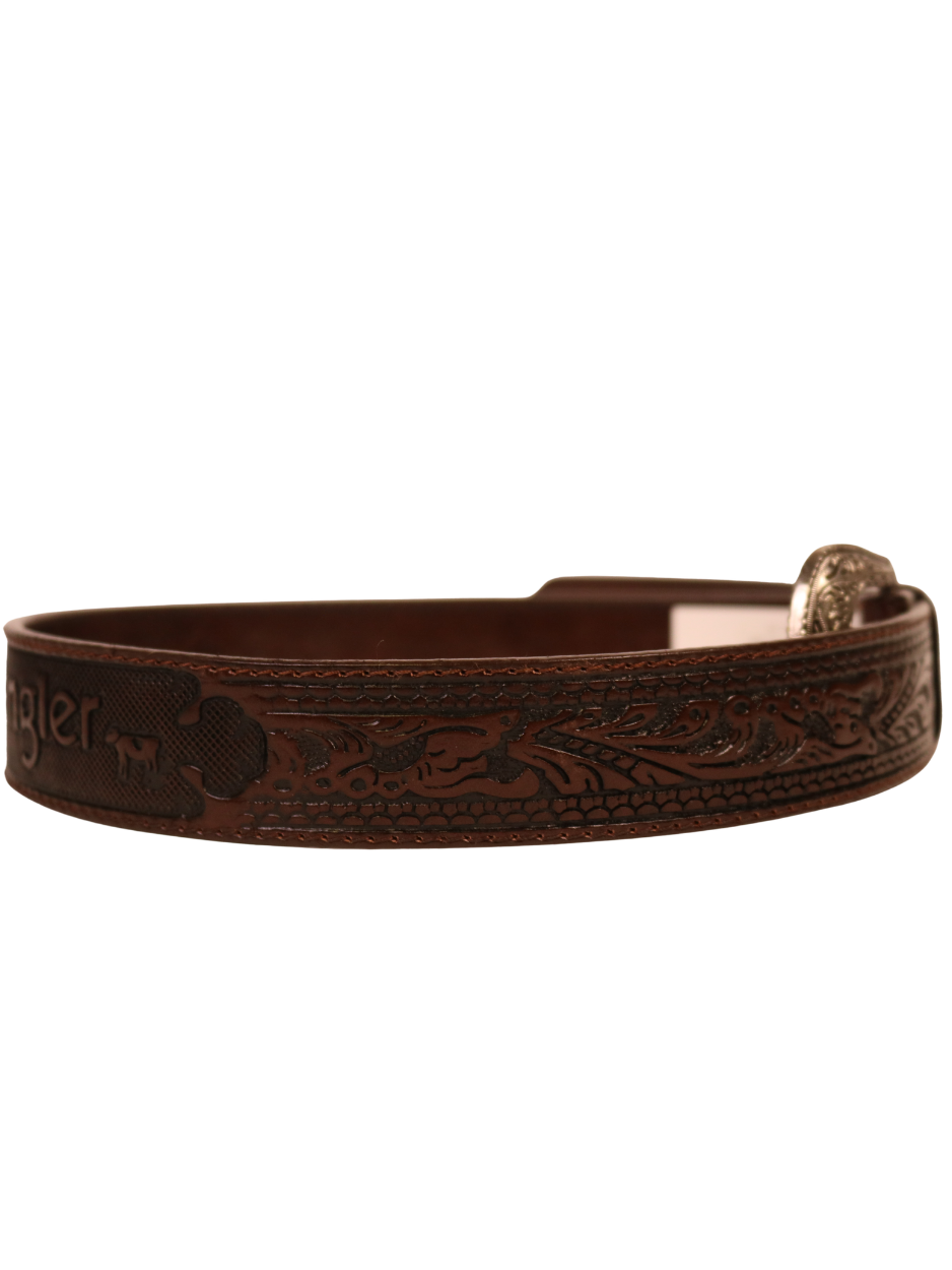 Ceinture Western Lasso Wrangler Chocolat - Homme