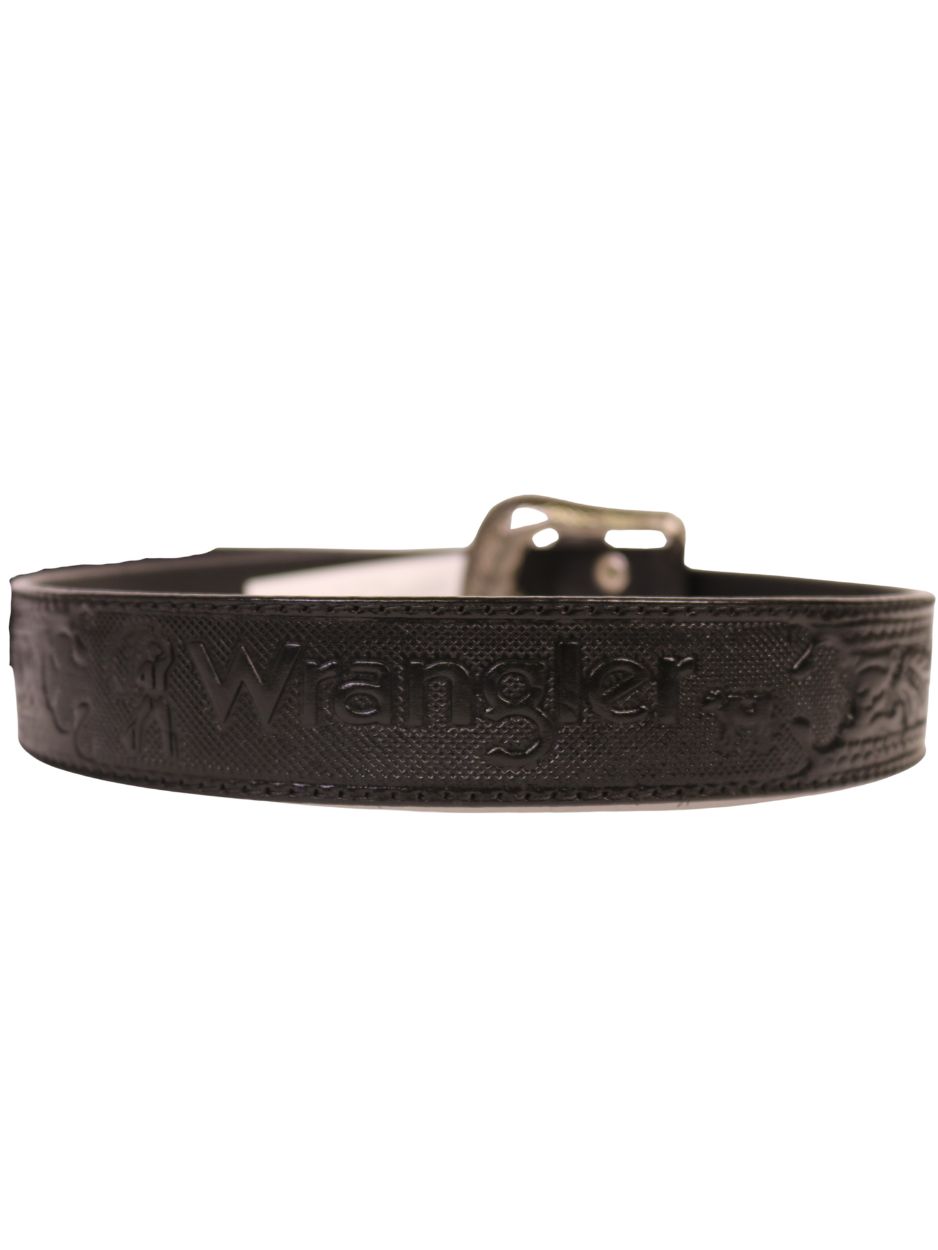Ceinture Western Lasso Wrangler Noir - Homme