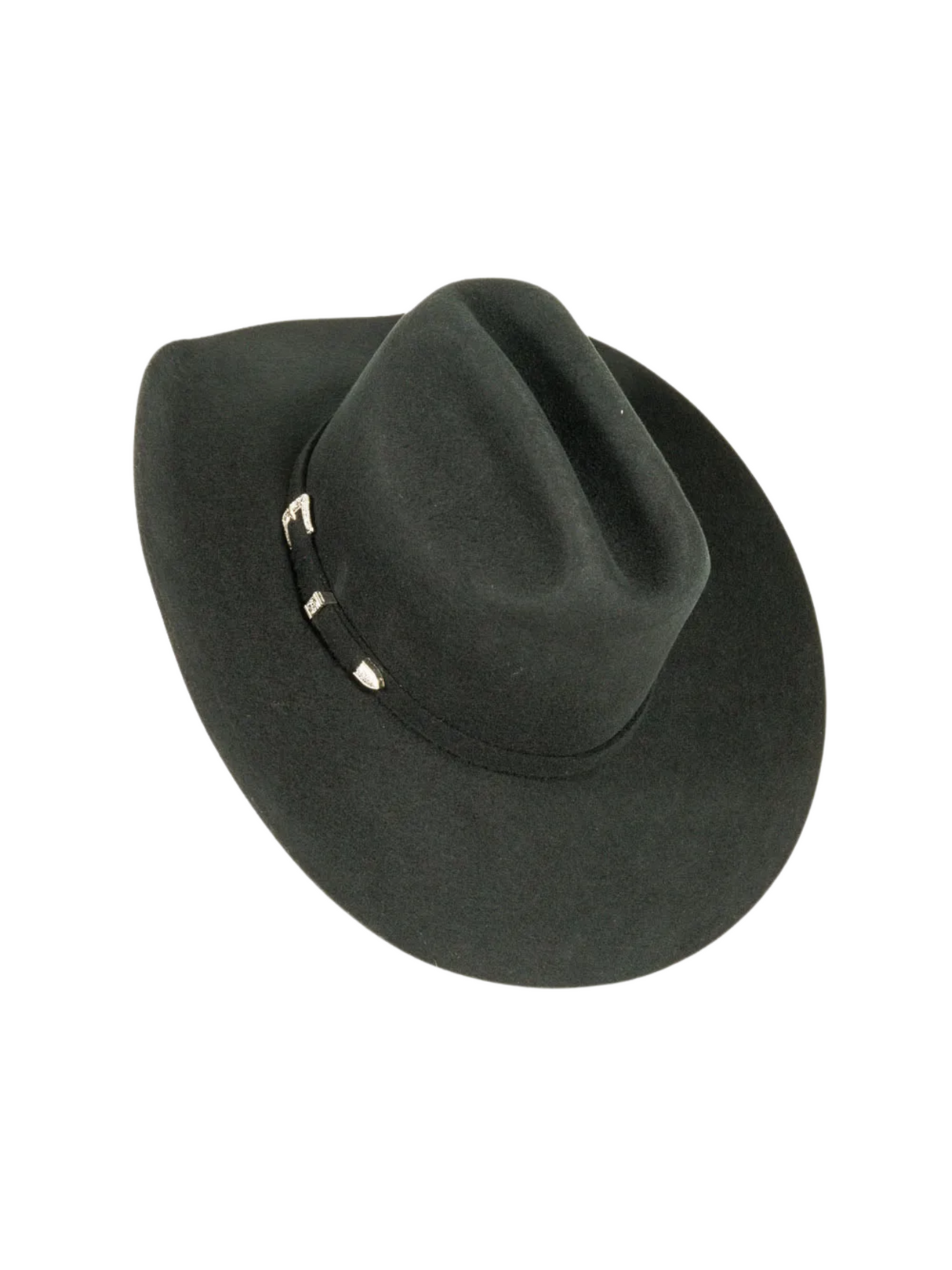 Chapeau Western Cattleman en feutre 3X Noir - Adulte