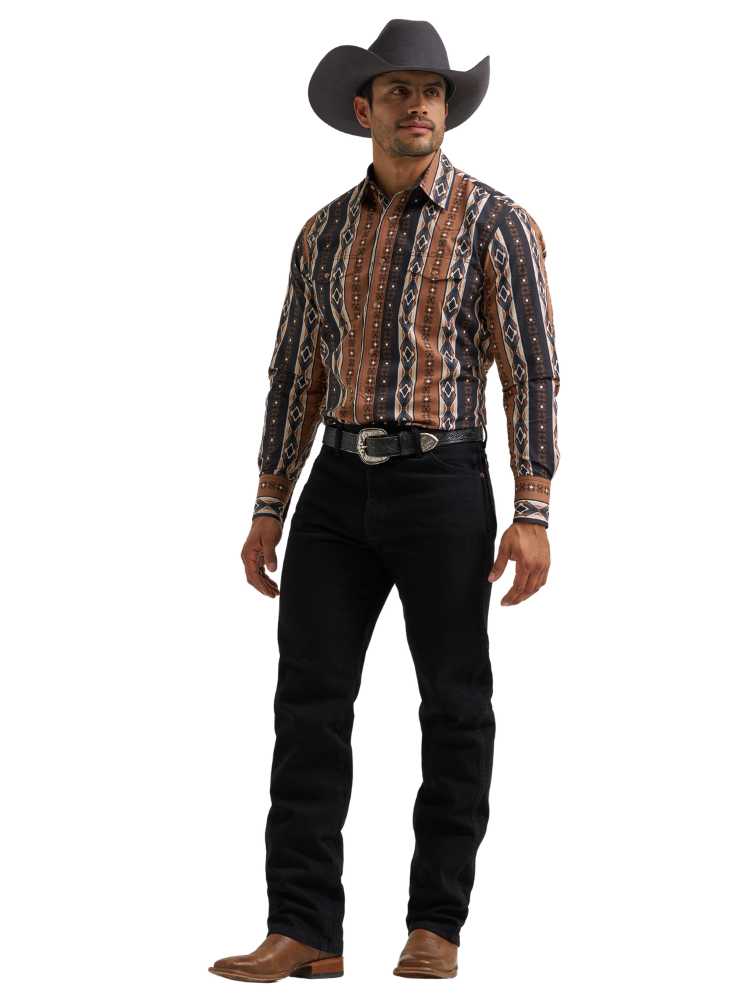 Men's Checotah® Brown Western Shirt
